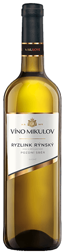 Víno Mikulov Ryzlink rýnský pozdní sběr